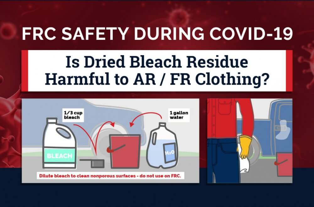 FRC Safety During COVID19 Dried Bleach Residue and FRC Tyndale USA