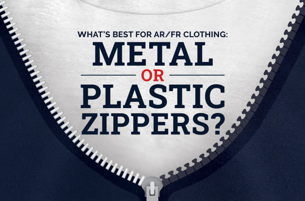 What's Best for AR / FR Clothing: Metal or Plastic Zippers? - Tyndale